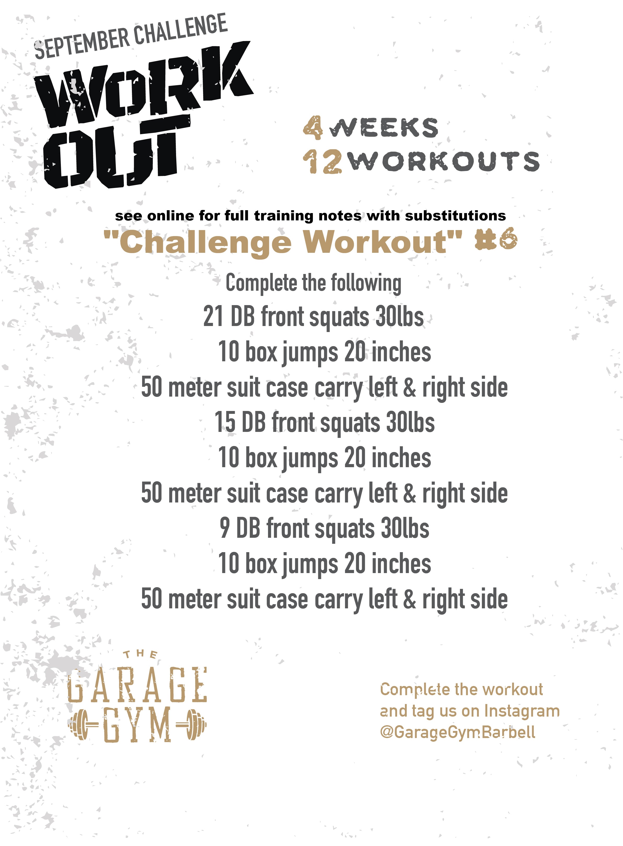 9-13-19 Challenge Workout #6